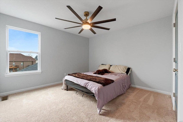 5 Canebrake Ct, Wentzville, MO 63385 - carpeted bedroom with baseboards and ceiling fan