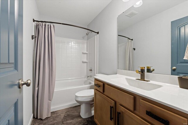 5 Canebrake Ct, Wentzville, MO 63385 - full bathroom featuring toilet, vanity, and shower / bath combo