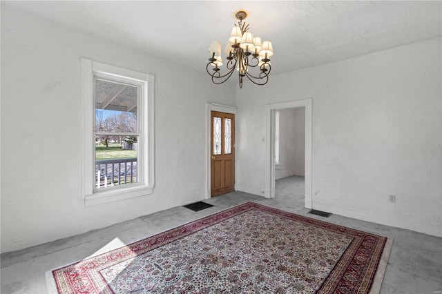 407 N Humboldt St, Marine, IL 62061 - entrance foyer with a chandelier