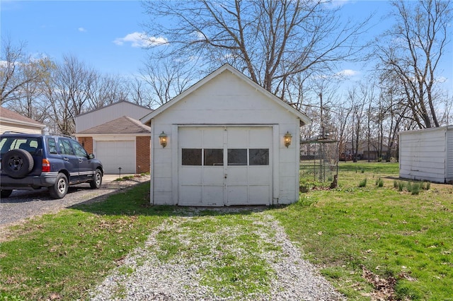 407 N Humboldt St, Marine, IL 62061 - detached garage with driveway