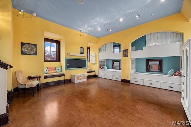 3520 Galt House Dr, Saint Charles, MO 63301 - living room with baseboards and wood finished floors