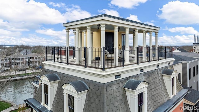 3520 Galt House Dr, Saint Charles, MO 63301 - view of home's exterior with a water view