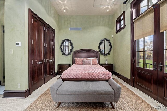 3520 Galt House Dr, Saint Charles, MO 63301 - bedroom featuring baseboards and a towering ceiling