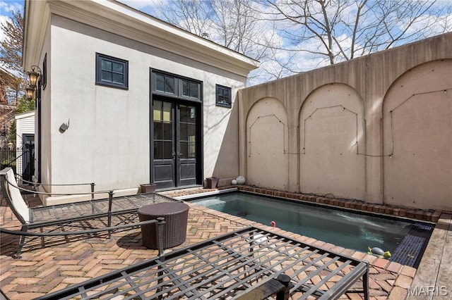 3520 Galt House Dr, Saint Charles, MO 63301 - outdoor pool featuring a patio and french doors