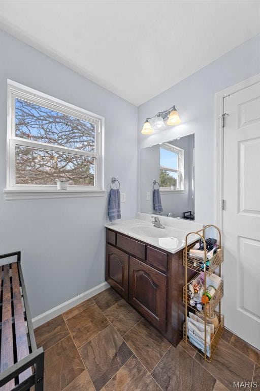 140 Shumard Oak Dr, Troy, MO 63379 - bathroom featuring vanity and baseboards