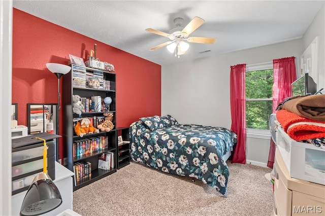 5057 Port Perry Dr, Perryville, MO 63775 - bedroom with carpet floors and a ceiling fan