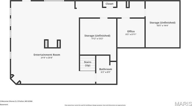 2 Meramec Shores Ct, Ofallon, MO 63366 - home floor plan