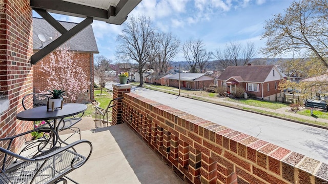 125 W 2nd St, Hermann, MO 65041 - balcony featuring a residential view