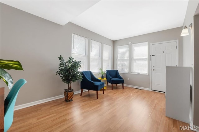 3618 Mcree Ave, Saint Louis, MO 63110 - living area with light wood-style flooring and baseboards