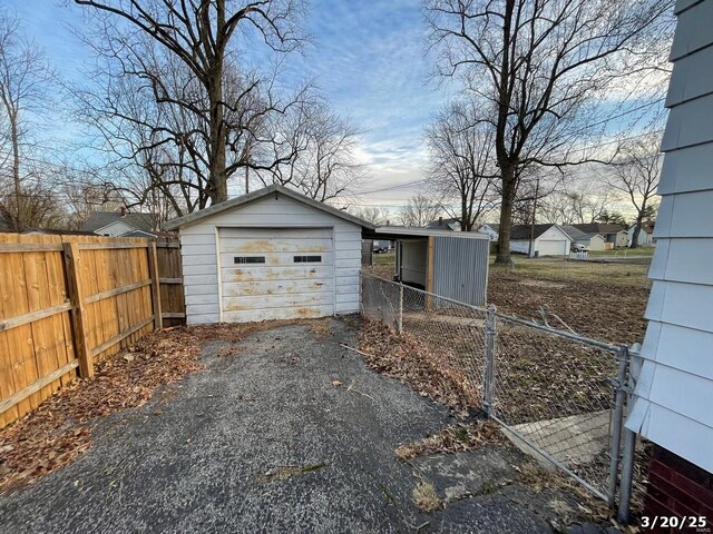 145 S 34th St, Belleville, IL 62226 - detached garage with fence and driveway
