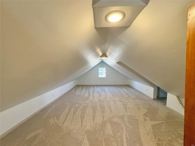 107 S Jackson St, Perryville, MO 63775 - bonus room featuring carpet, vaulted ceiling, and baseboards