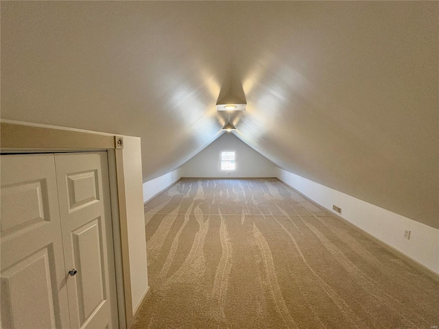 107 S Jackson St, Perryville, MO 63775 - additional living space featuring light colored carpet and lofted ceiling