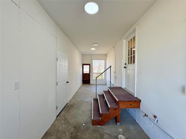 107 S Jackson St, Perryville, MO 63775 - corridor with unfinished concrete flooring