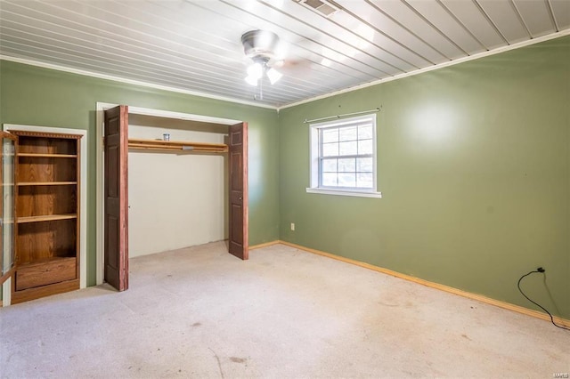 13 Wayne 357b, Piedmont, MO 63957 - unfurnished bedroom featuring a closet, carpet, and a ceiling fan