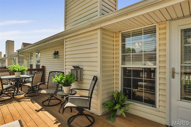 2015 Chapel Hill Xing, Saint Peters, MO 63376 - deck featuring outdoor dining space