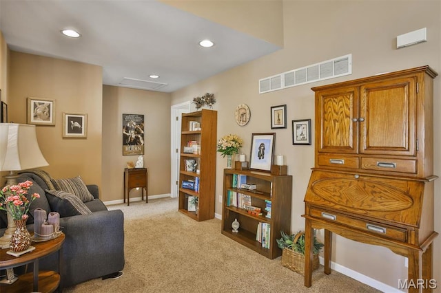 2015 Chapel Hill Xing, Saint Peters, MO 63376 - living area featuring carpet and recessed lighting
