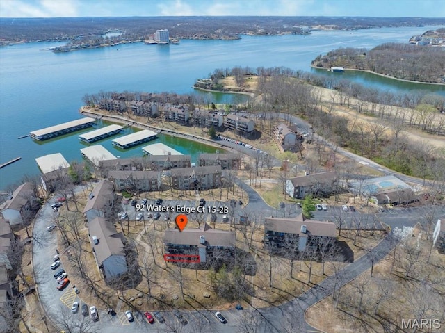 92 Waters Edge Ct Unit 15-2B, Four Seasons, MO 65049 - bird's eye view of a nearby body of water