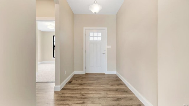 149 Haven Ridge Ct, Dardenne Prairie, MO 63368 - entryway with wood finished floors and baseboards