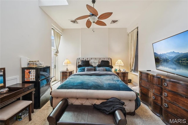 1906 Lasalle St, Saint Louis, MO 63104 - carpeted bedroom featuring ceiling fan