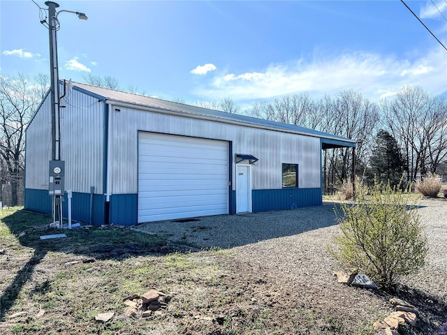 6400 Hoot Owl Ln, French Village, MO 63036 - view of detached garage