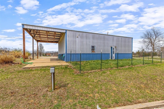 6400 Hoot Owl Ln, French Village, MO 63036 - view of pole building featuring a yard
