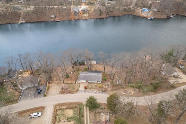 9449 E Lake View Dr, Bonne Terre, MO 63628 - aerial overview of property's location featuring a large body of water