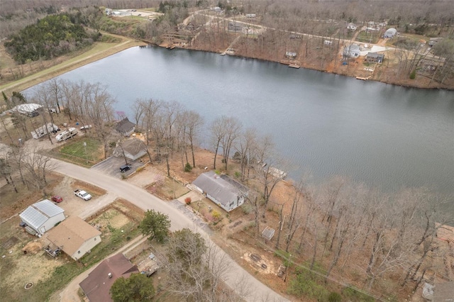 9449 E Lake View Dr, Bonne Terre, MO 63628 - aerial view of property's location featuring a large body of water