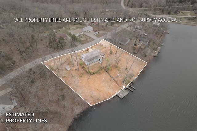 9449 E Lake View Dr, Bonne Terre, MO 63628 - map / location featuring property parcel outlined