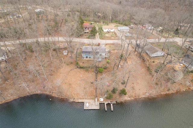 9449 E Lake View Dr, Bonne Terre, MO 63628 - aerial view of property's location featuring a nearby body of water