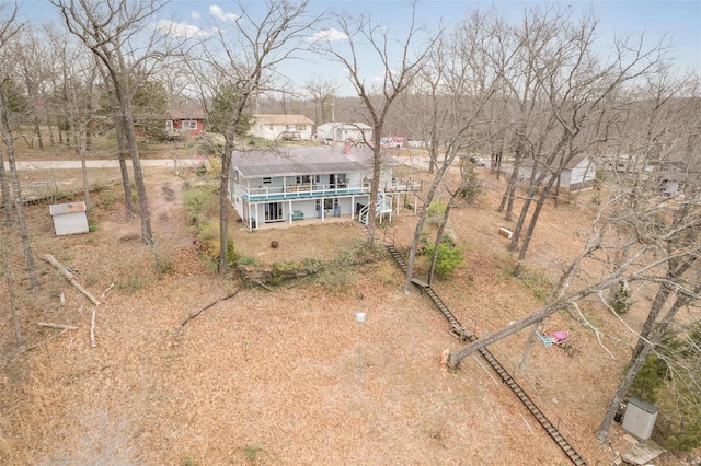 9449 E Lake View Dr, Bonne Terre, MO 63628 - aerial view of property and surrounding area
