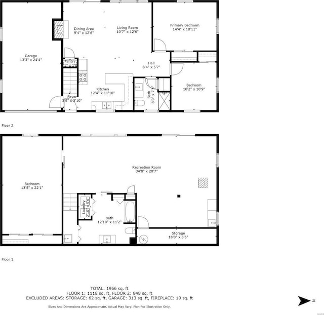 9449 E Lake View Dr, Bonne Terre, MO 63628 - home floor plan