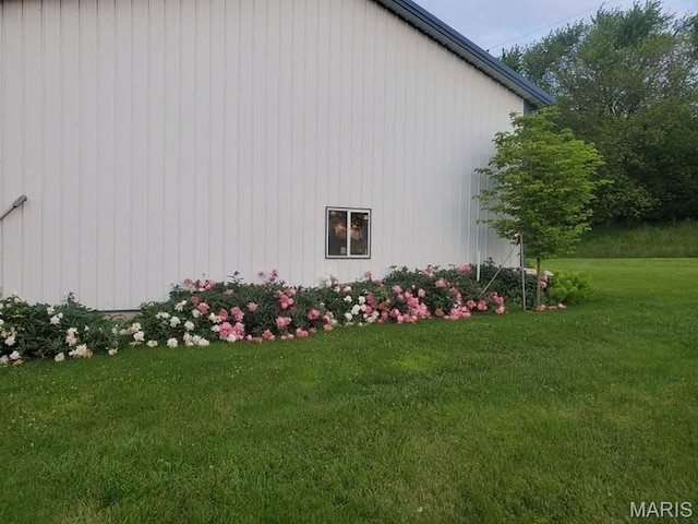 708 E Fillmore St E, Fillmore, IL 62032 - view of home's exterior with a yard