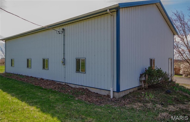 708 E Fillmore St E, Fillmore, IL 62032 - view of property exterior with a yard