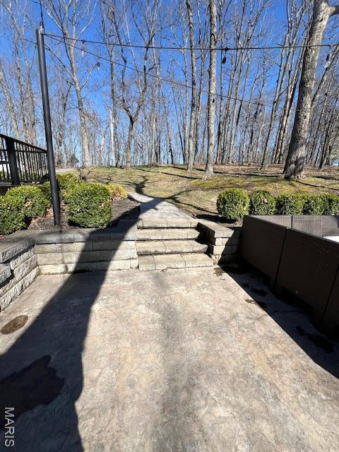 1437 Palisades Rd, Wildwood, MO 63021 - view of yard with a patio