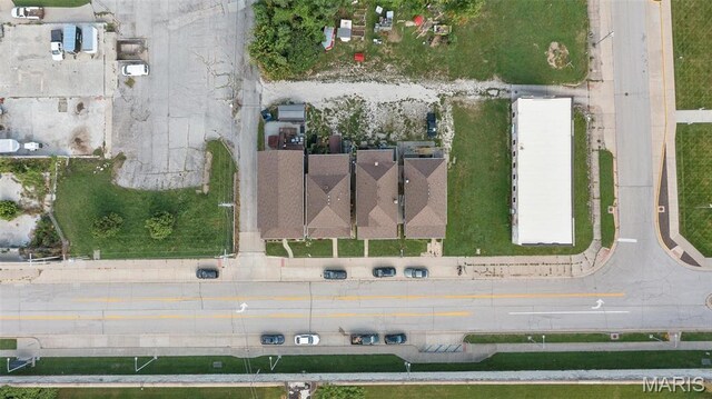 aerial view of property's location
