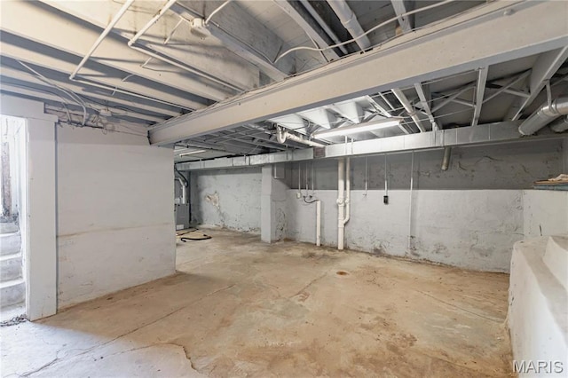 8432 Tennessee Ave, Saint Louis, MO 63125 - unfinished basement with heating unit