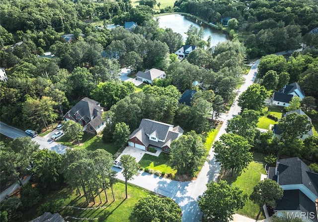 10625 Pine Needle Cir, Rolla, MO 65401 - aerial view of residential area with a nearby body of water