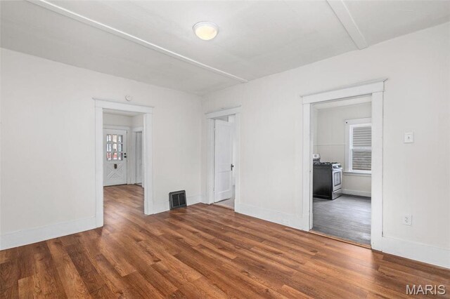 6546 Joseph Ave, Saint Louis, MO 63133 - empty room with wood finished floors and baseboards