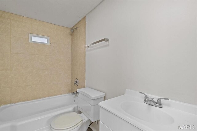 6546 Joseph Ave, Saint Louis, MO 63133 - full bath with toilet, shower / bath combination, and vanity