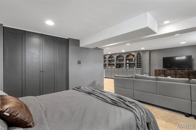 1680 Layven Ave, Florissant, MO 63031 - bedroom with recessed lighting and light carpet