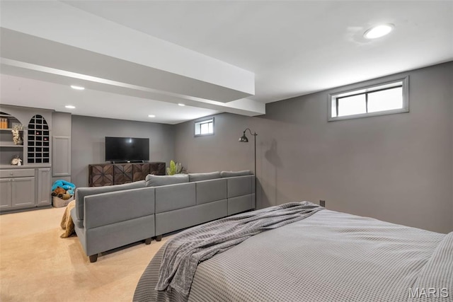 1680 Layven Ave, Florissant, MO 63031 - bedroom with light carpet and recessed lighting