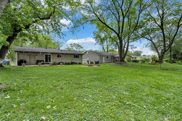 1680 Layven Ave, Florissant, MO 63031 - view of yard with a patio