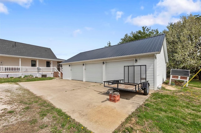 7238 State Highway D, Jackson, MO 63755 - view of detached garage
