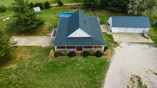 7238 State Highway D, Jackson, MO 63755 - aerial view of property and surrounding area