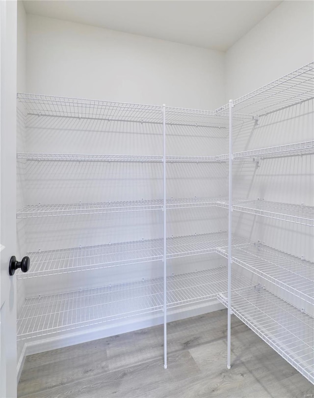 view of storage area