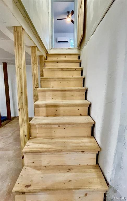 360 3rd St, Ellington, MO 63638 - stairway with concrete flooring