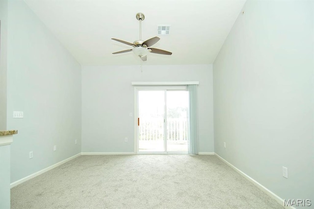 39 Kassebaum Ln Unit 303, Saint Louis, MO 63129 - carpeted empty room with a ceiling fan and baseboards