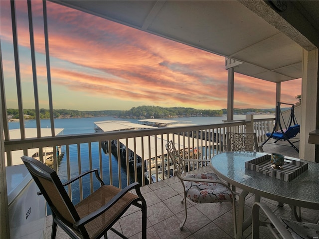 86 Aqua Fin Rd Unit 3B, Osage Beach, MO 65049 - balcony with a water view