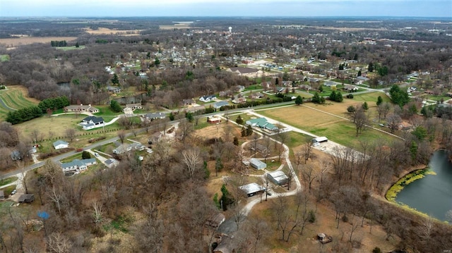 view of property location with a nearby body of water
