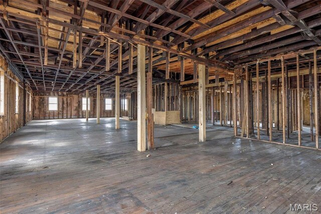 702 Benham St, Bonne Terre, MO 63628 - miscellaneous room with wood-type flooring
